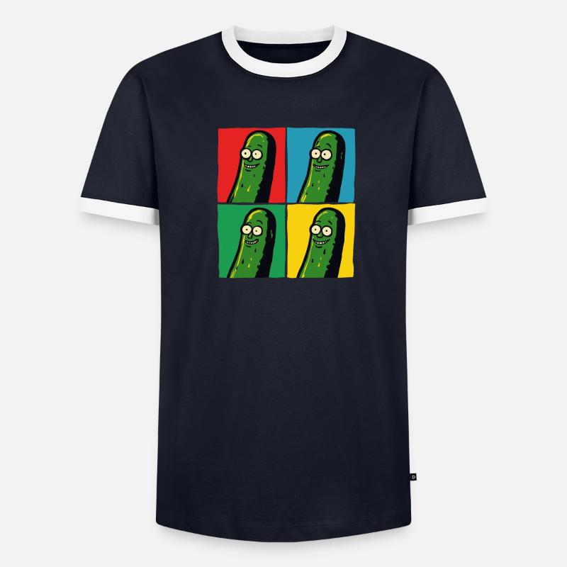 Funny Pickles For Vegans And Vegetarians In Diet Men's Ringer Shirt