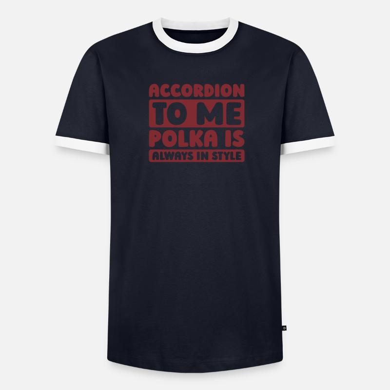 Fisarmonica - Maglietta Contrast da uomo - undefined
