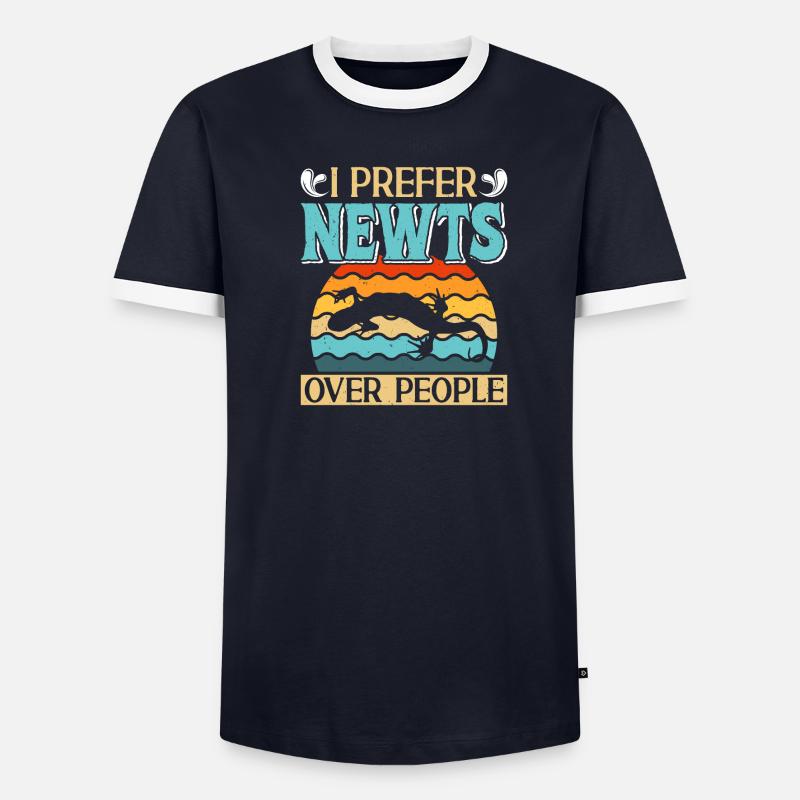 Molch - Männer Kontrast-T-Shirt - undefined