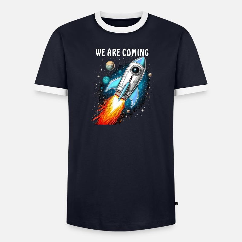 FUSÉE NOUS ARRIVONS T-shirt contrasté Homme