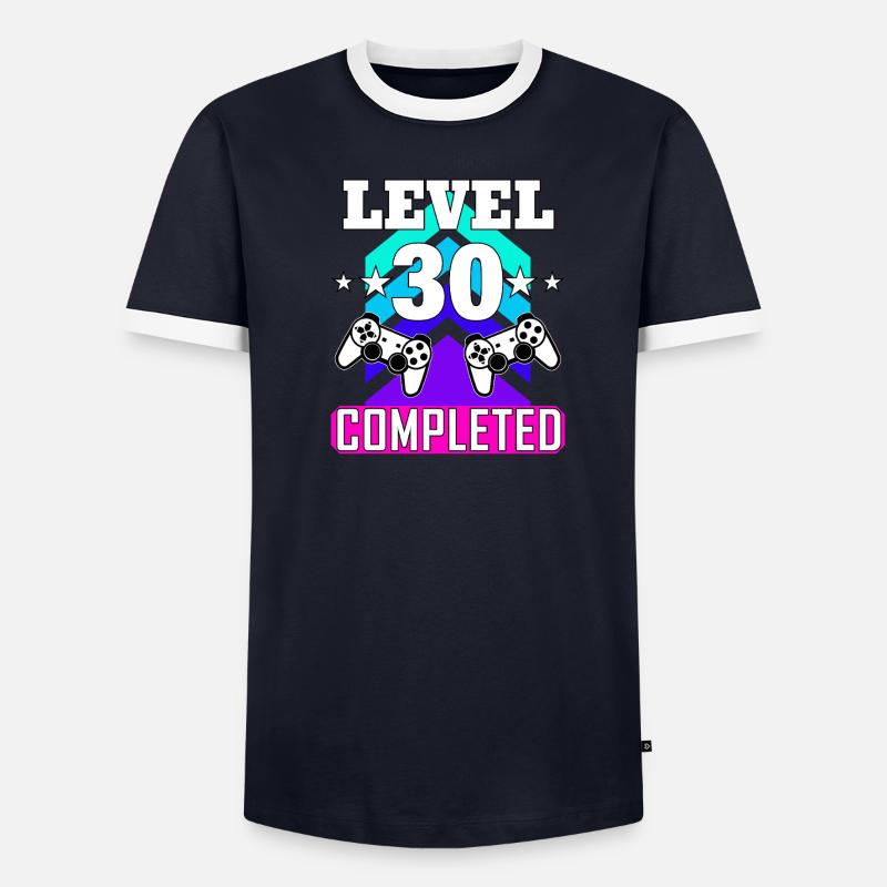 anniversaire de jeu haha comme c’est drôle T-shirt contrasté Homme