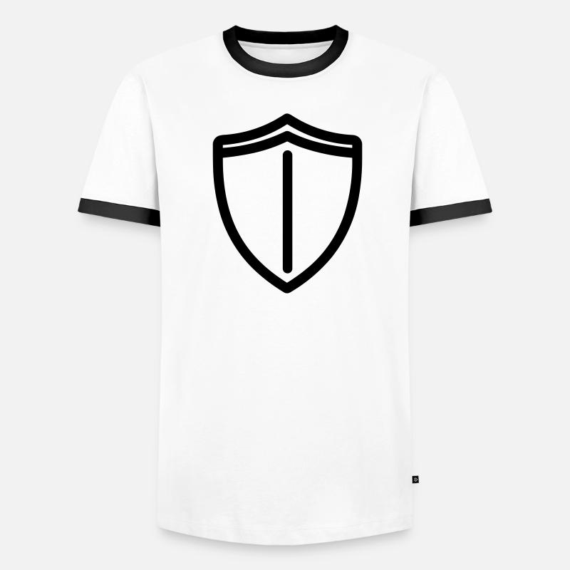 bouclier T-shirt contrasté Homme