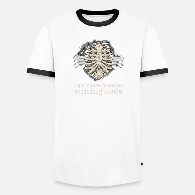 J’ai ces muscles qui écrivent du code pour Nerd Geek T-shirt contrasté Homme