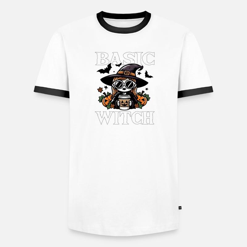 BASIC WITCH - CADEAU D’HALLOWEEN T-shirt contrasté Homme