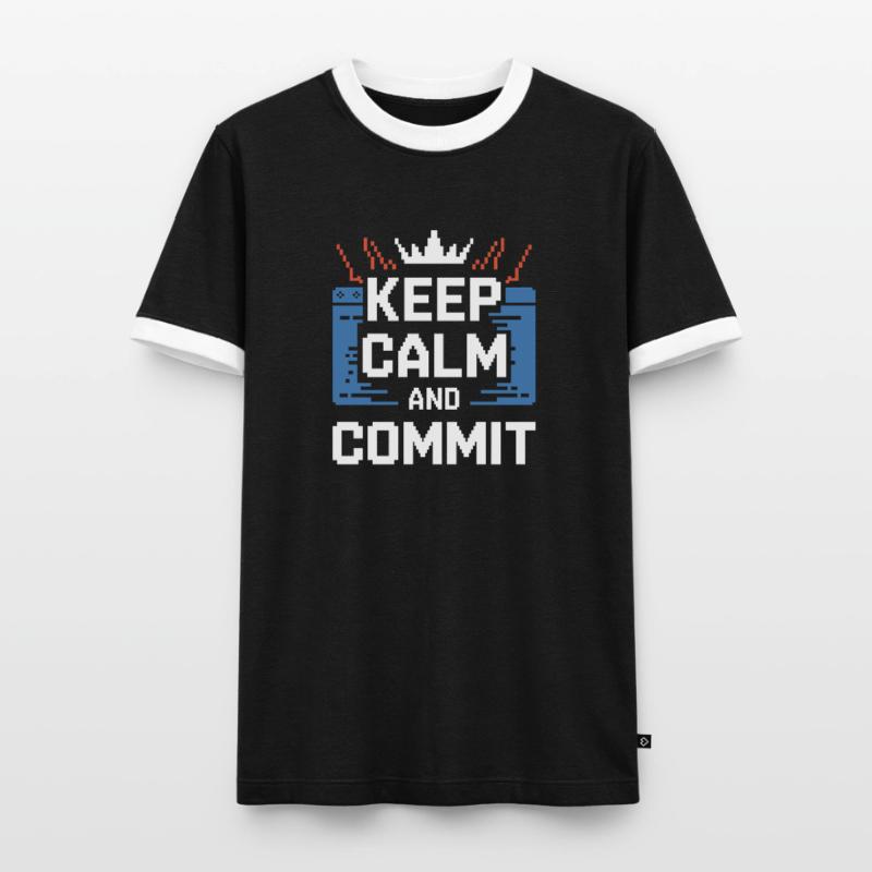 Coding Ninja Programmer Debugging Master Men's Ringer Shirt