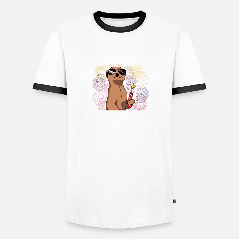 It was on fire: pyrotechnicians, firecrackers, fireworks Men's Ringer Shirt