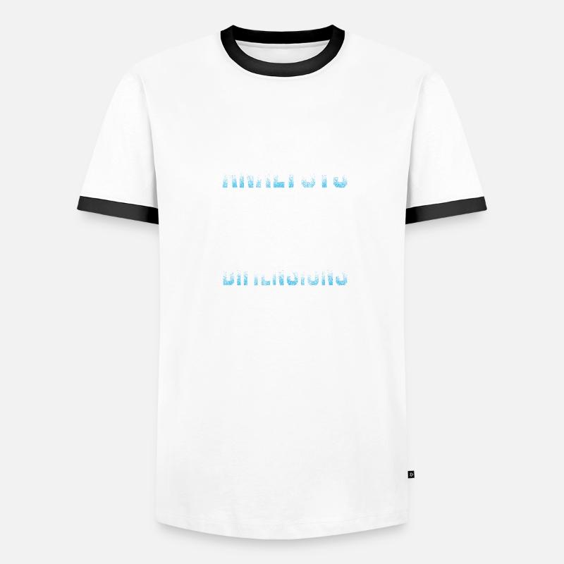 Geographic Information Systems Spatial Analysts Men's Ringer Shirt