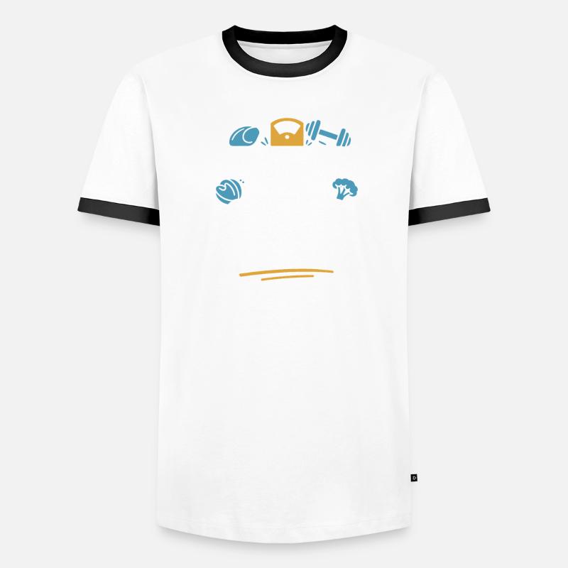 Prepared Squad Planificateur de repas Organisation alimentaire T-shirt contrasté Homme