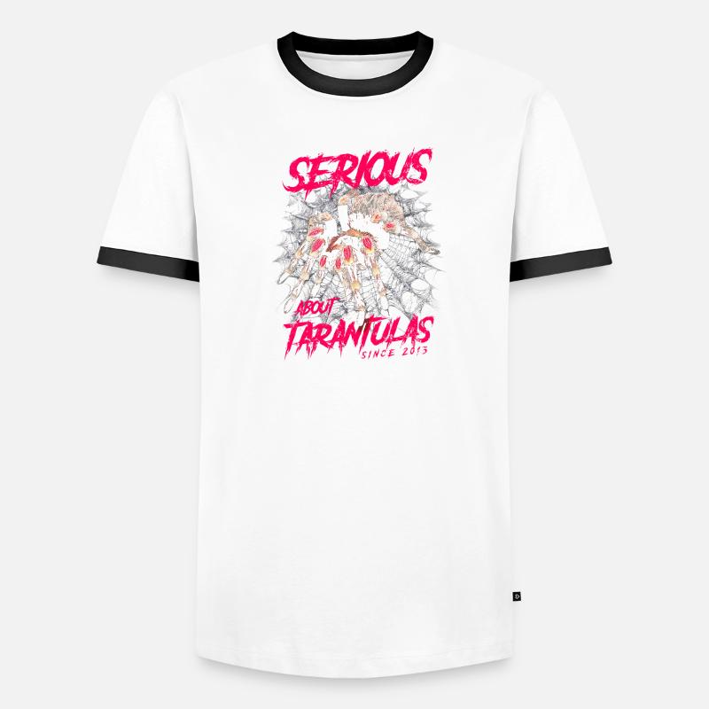 Serious About Tarentules Pet Spider Né En 2013 T-shirt contrasté Homme