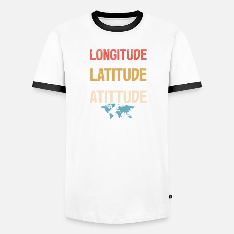 Geographic Information Systems Men's Ringer Shirt
