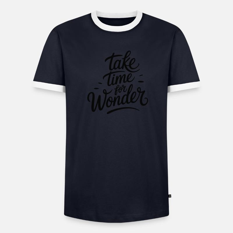 TAKE TIME Men's Ringer Shirt