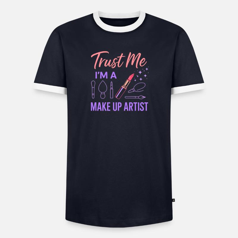 Vertrauen Sie mir, ich bin ein Make-up-Künstler Männer Kontrast-T-Shirt