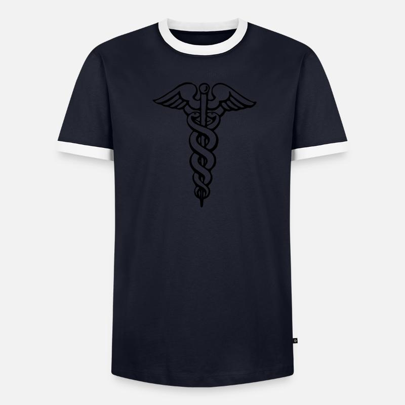 Caducée 01 T-shirt contrasté Homme