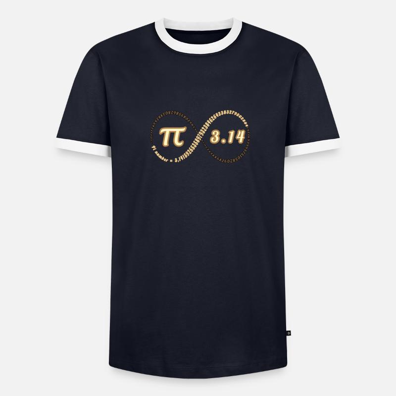 Fascinating Pi number Men's Ringer Shirt