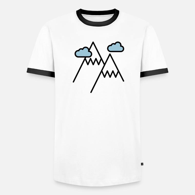 The mountain calls Men's Ringer Shirt