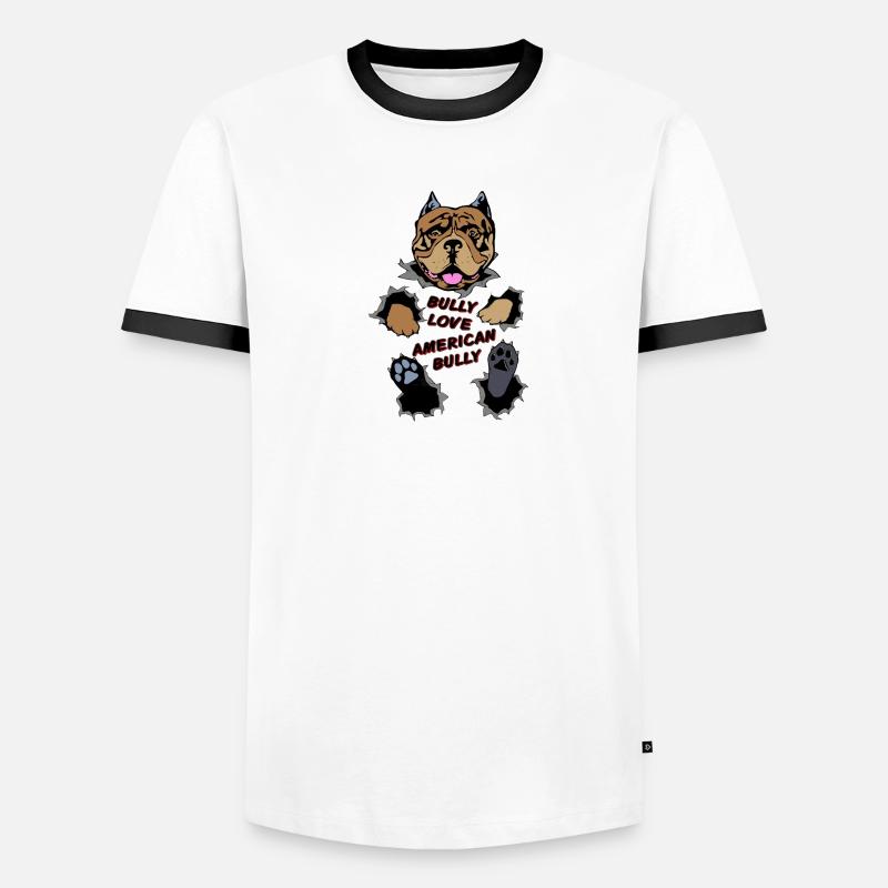 Bully02 Männer Kontrast-T-Shirt