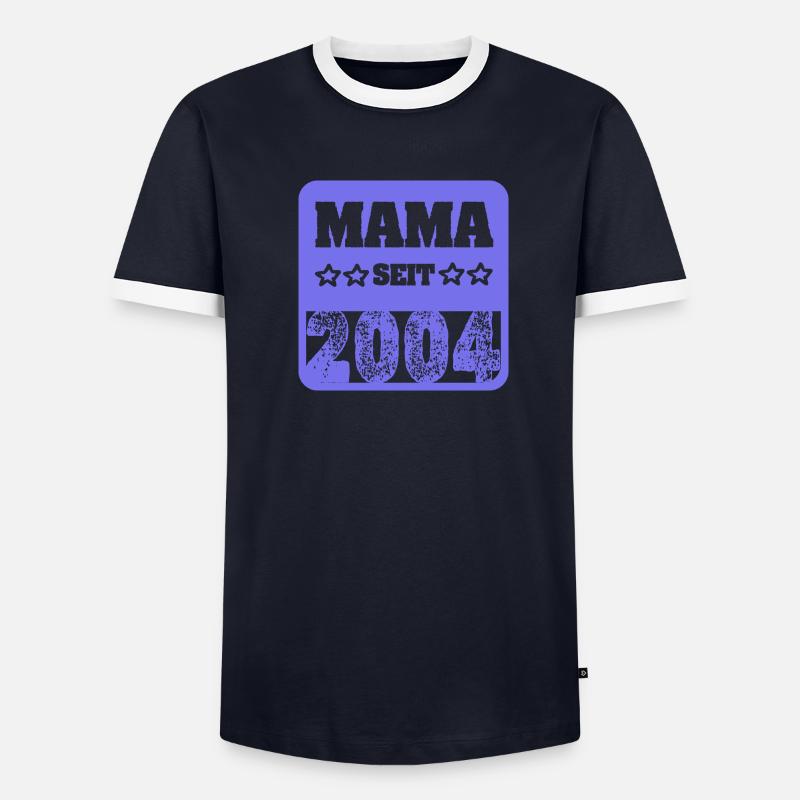 Muttertag 2004 Männer Kontrast-T-Shirt