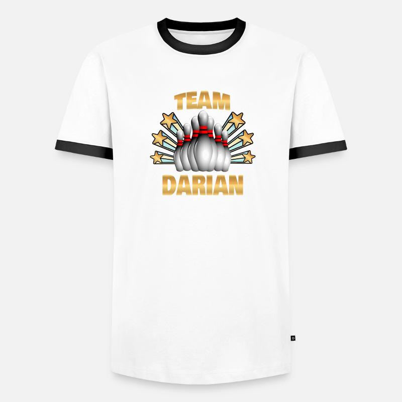 Darian comme bowling T-shirt contrasté Homme
