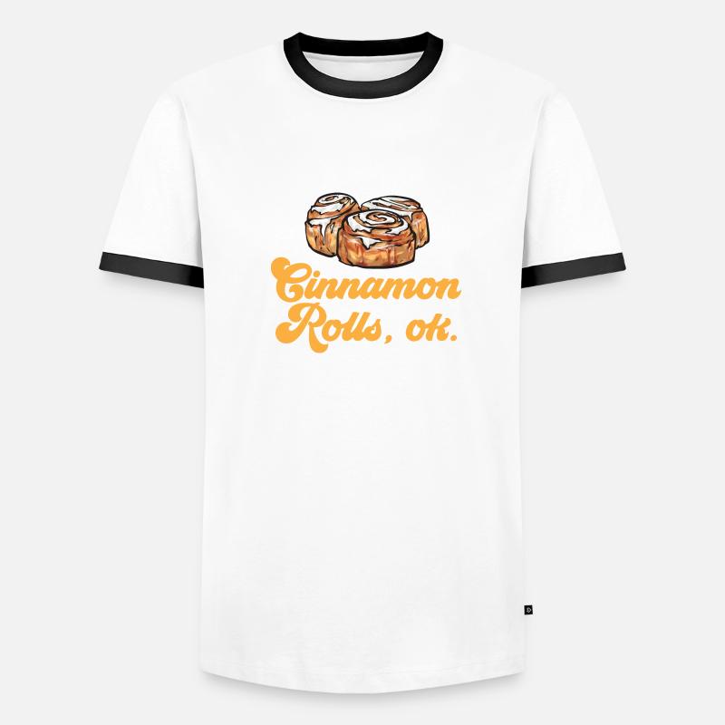 Rouleau à la cannelle T-shirt contrasté Homme