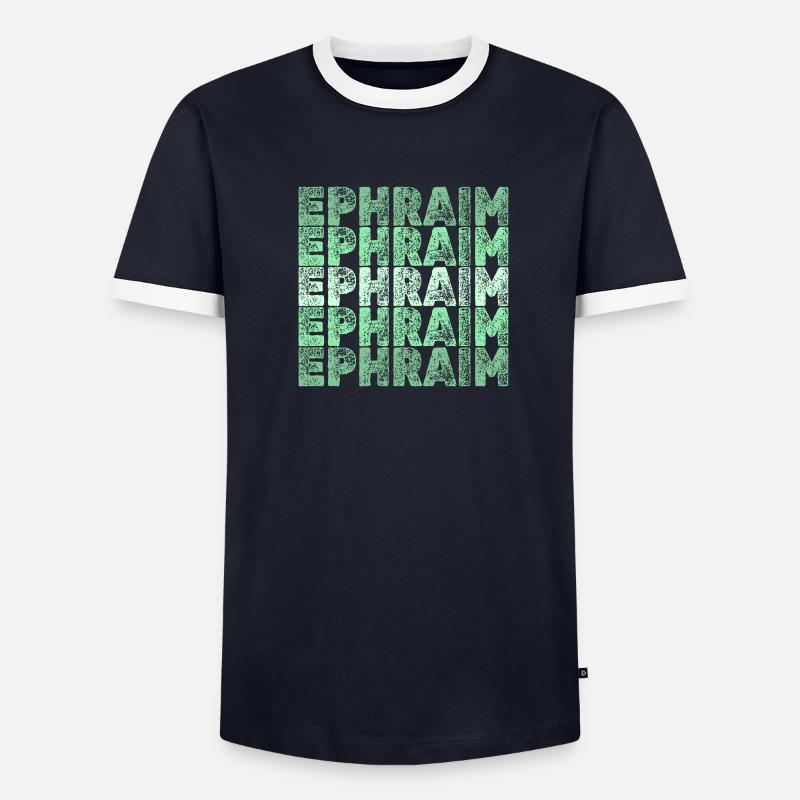 Name Ephraim - Männer Kontrast-T-Shirt - undefined