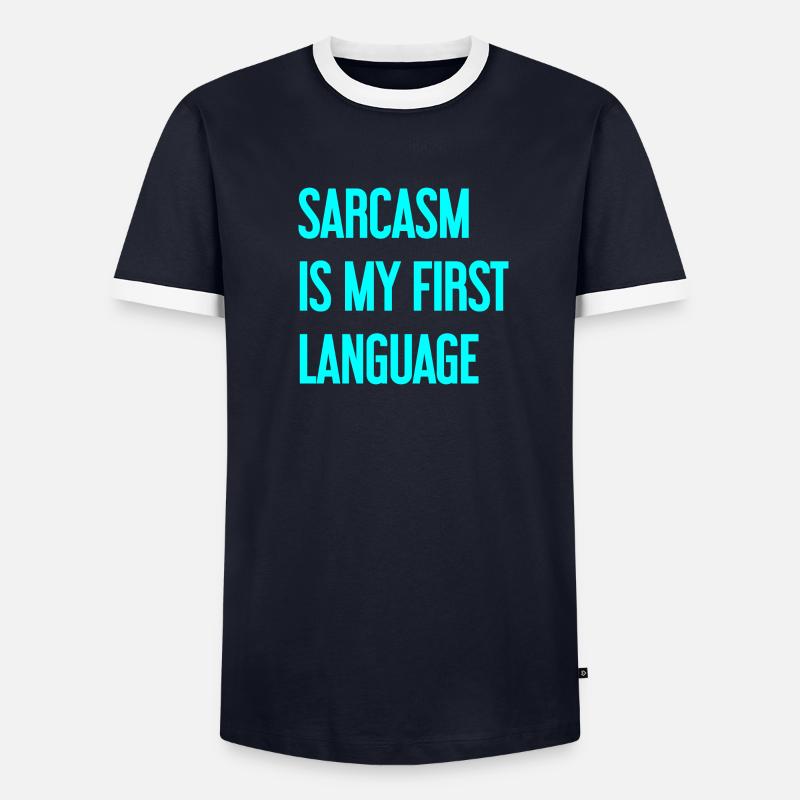 Sarcasm Pro Men's Ringer Shirt