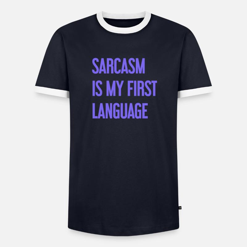 Sarcasm Pro Men's Ringer Shirt