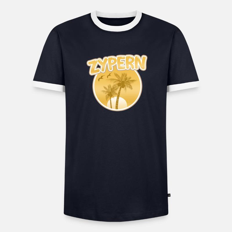 Vacances Chypre T-shirt contrasté Homme