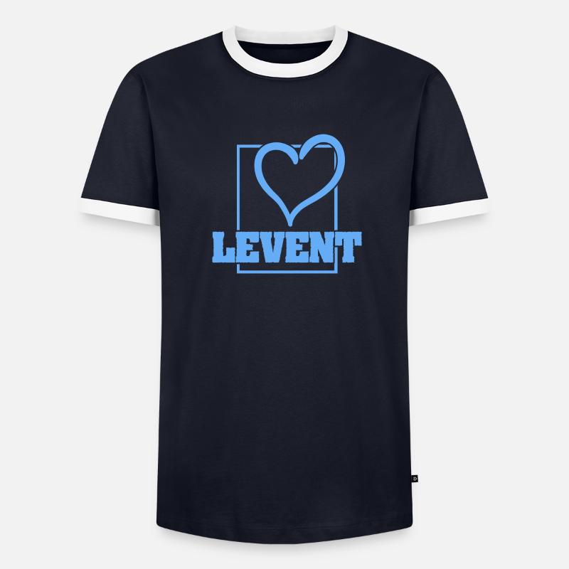 Bachelor Levent Männer Kontrast-T-Shirt