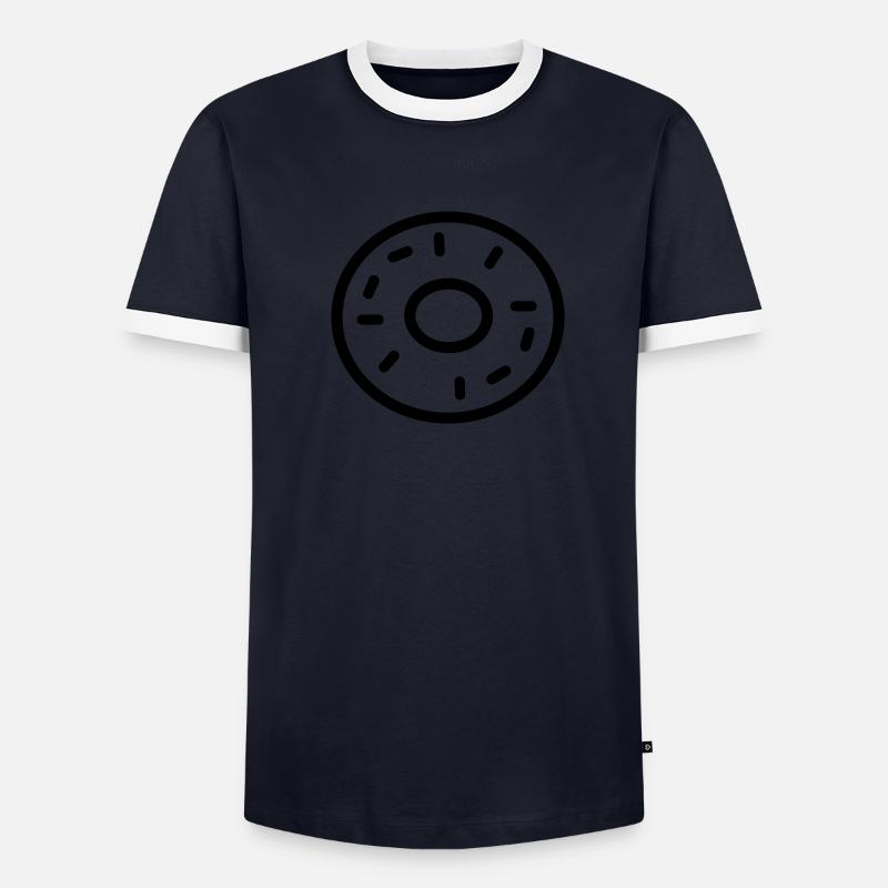 donut T-shirt contrasté Homme
