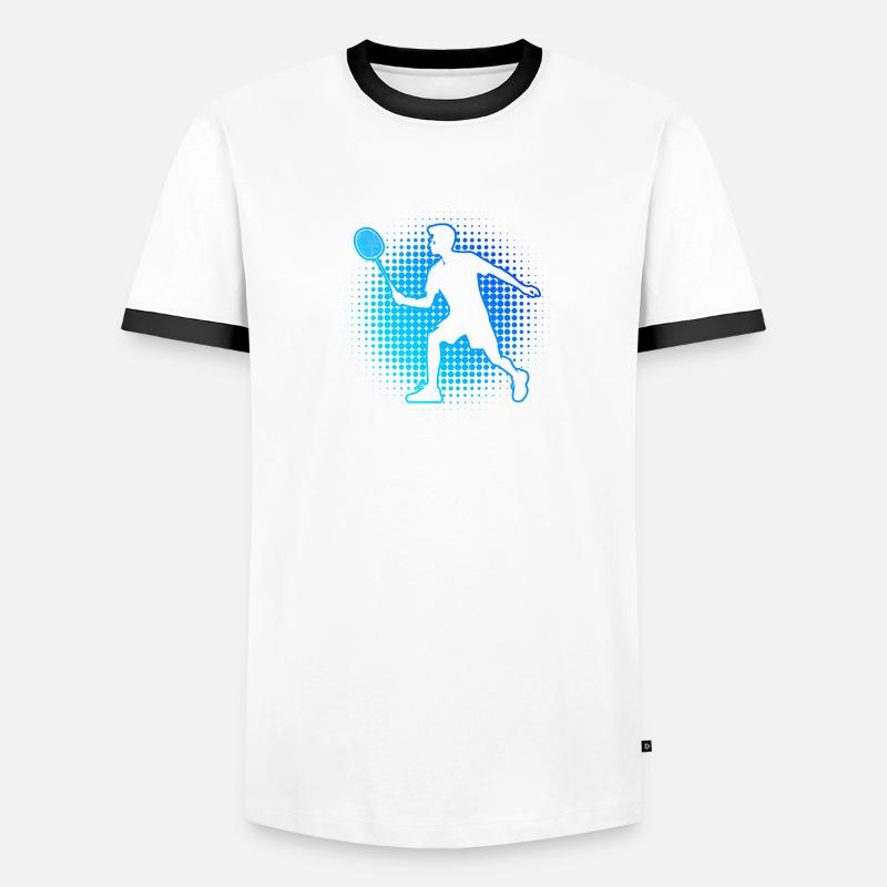 Badminton Squash Joueuse de badminton T-shirt contrasté Homme