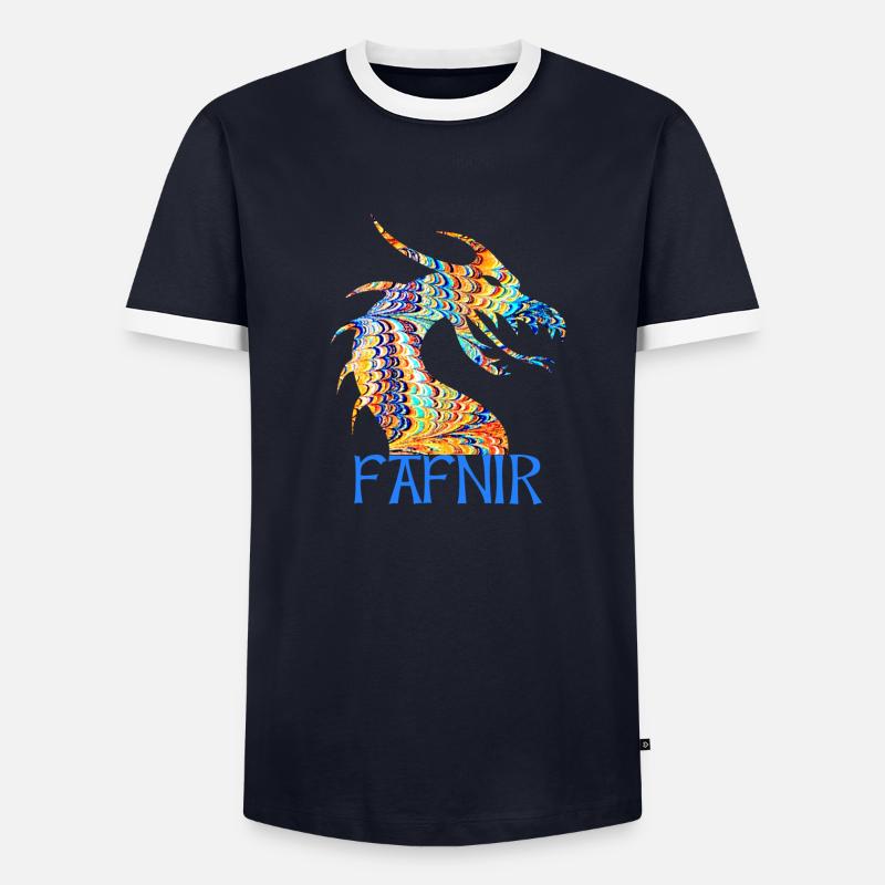 drache fafnir e 120 T-shirt contrasté Homme