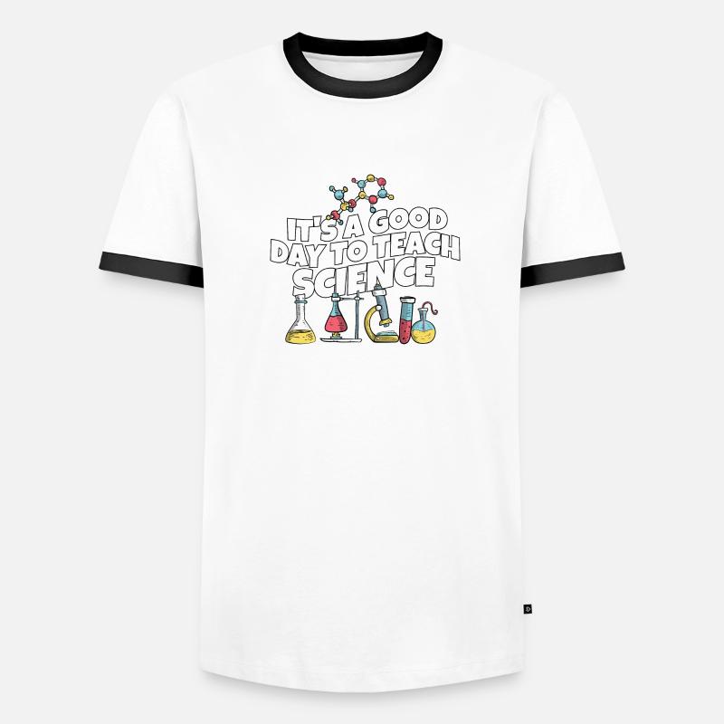 C’est une bonne journée Enseigner les sciences Professeur de sciences T-shirt contrasté Homme