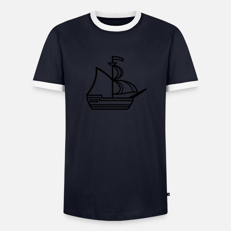 Bateau pirate T-shirt contrasté Homme