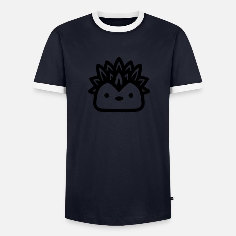 Hérisson T-shirt contrasté Homme