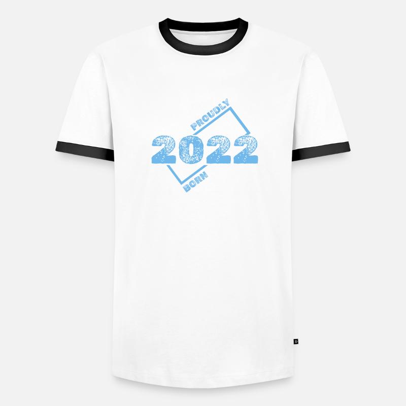 Geschenkidee 2022 Männer Kontrast-T-Shirt