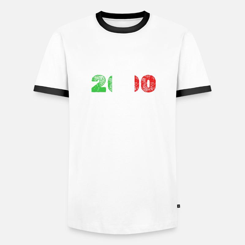 2000 T-shirt contrasté Homme