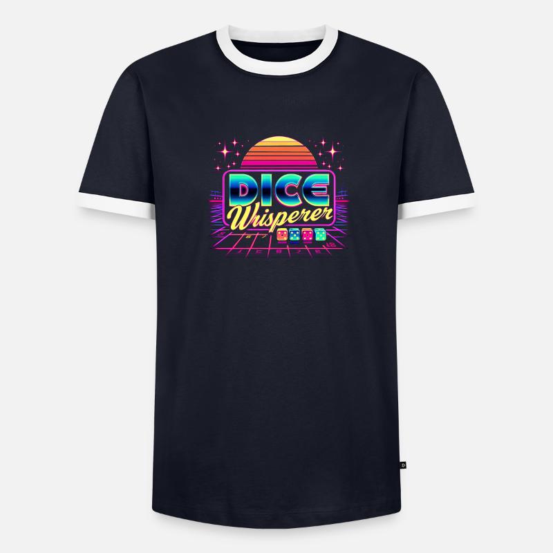 Dice Whisperer 9 Männer Kontrast-T-Shirt