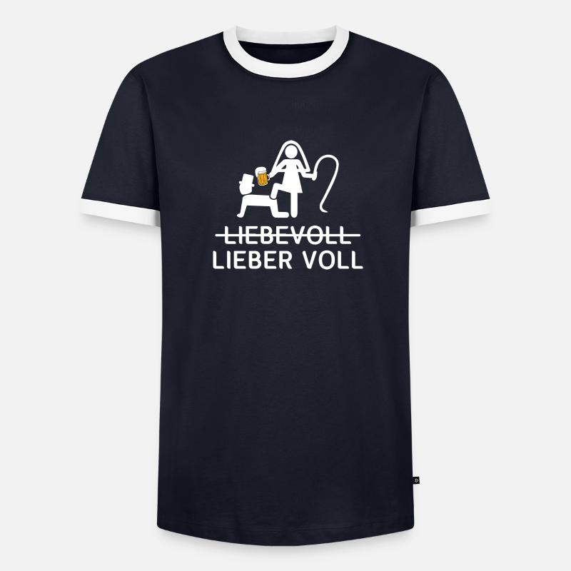 Lovingly Prefer Full Groups - Men's Ringer Shirt - undefined