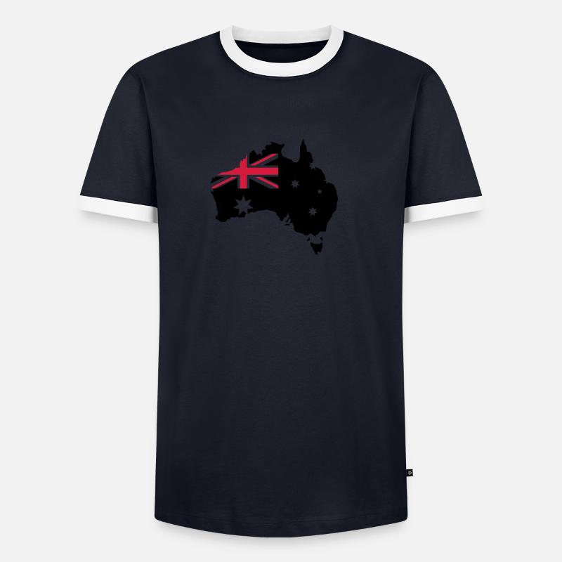 Australia T-shirt contrasté Homme