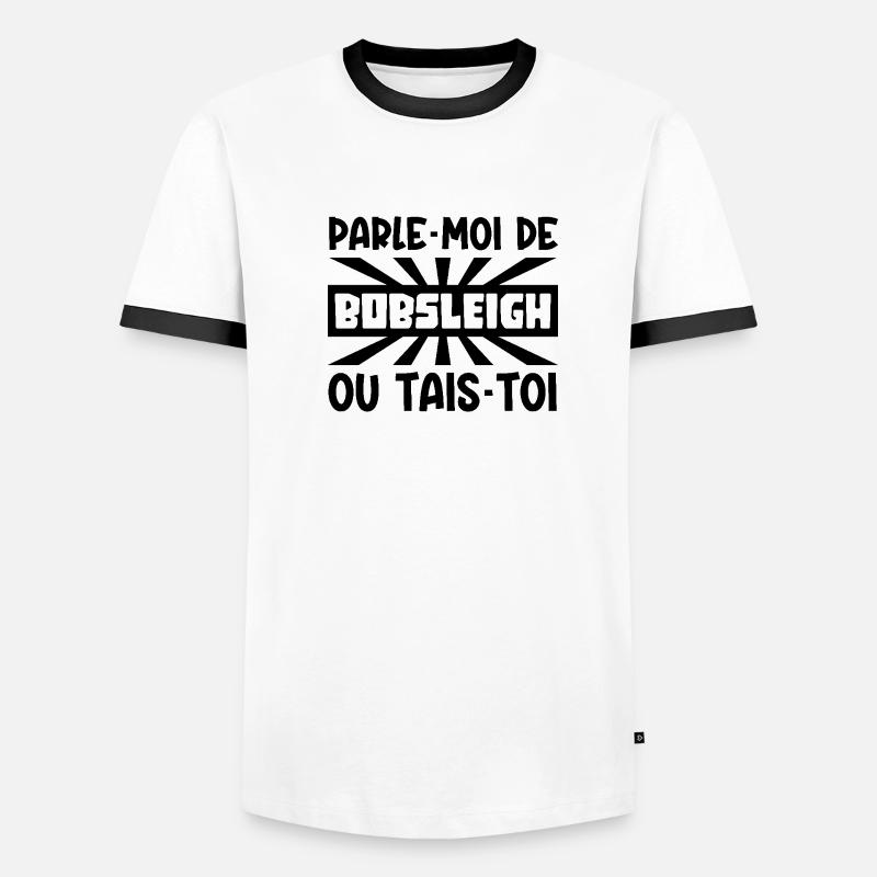 parle-moi de bobsleigh T-shirt contrasté Homme