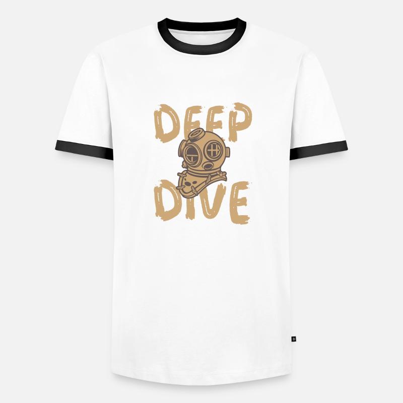 Casque de plongée Deep Dive T-shirt contrasté Homme