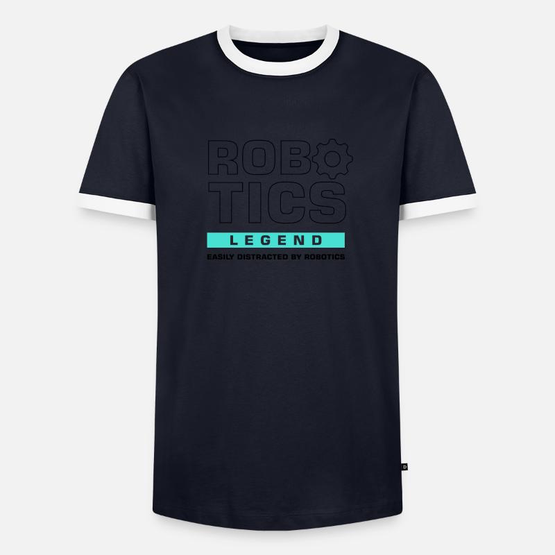 Robotics Legend Engineering Robot Engineer - Men's Ringer Shirt - undefined