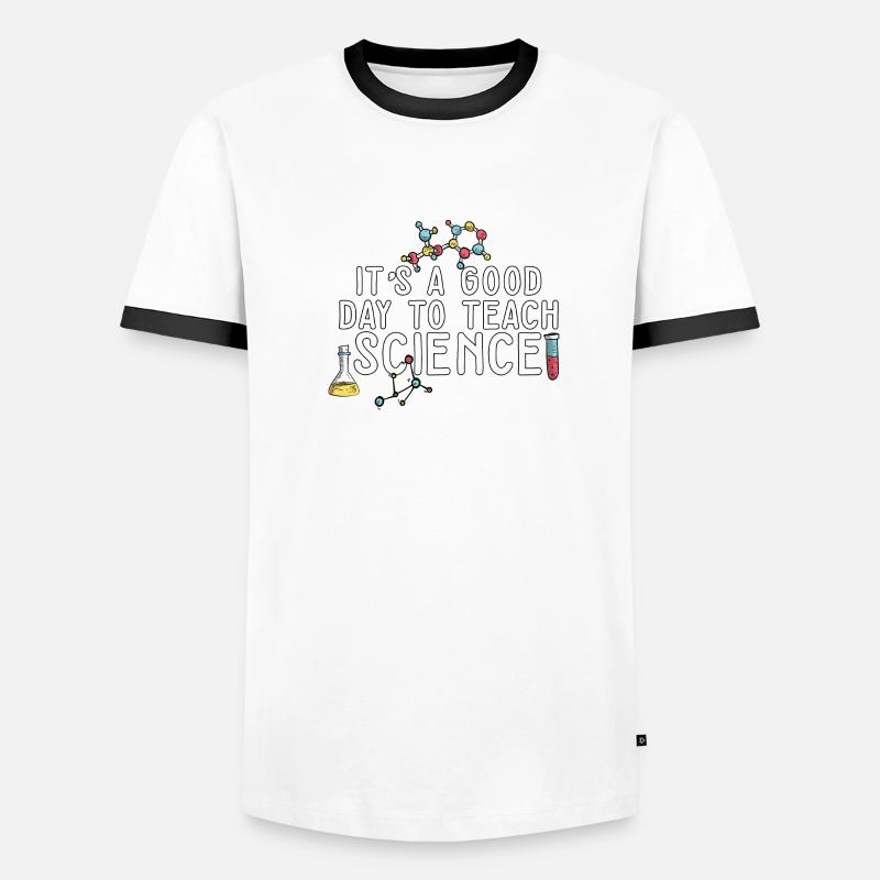 C’est une bonne journée Enseigner les sciences Professeur de sciences T-shirt contrasté Homme