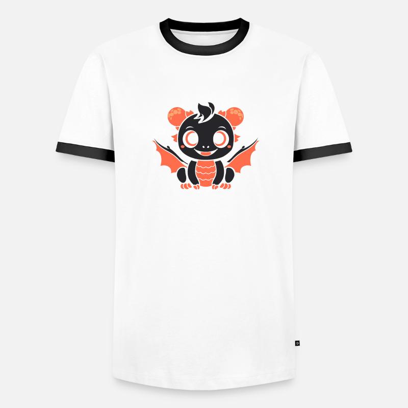 Bébé dragon T-shirt contrasté Homme