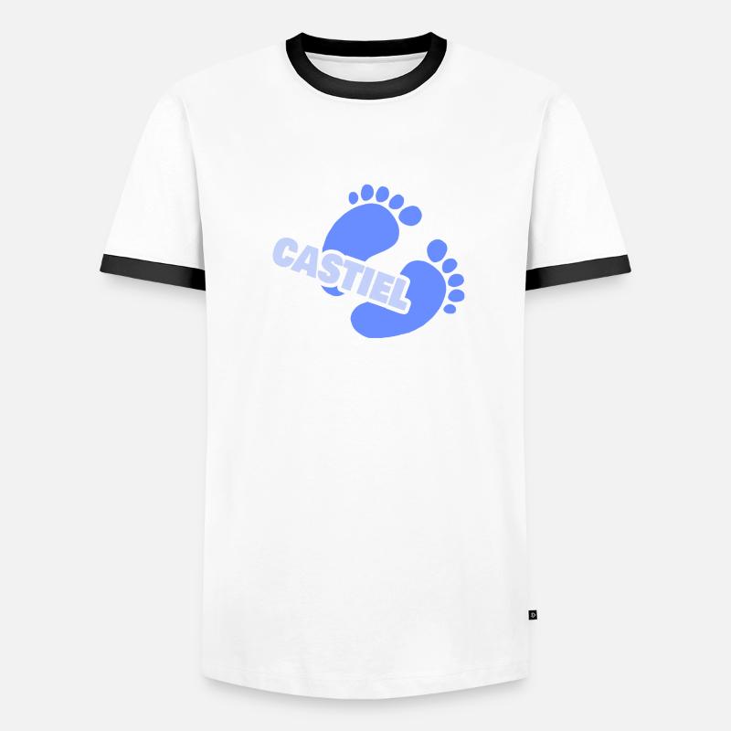 Empreinte Bébé Naissance Castiel T-shirt contrasté Homme
