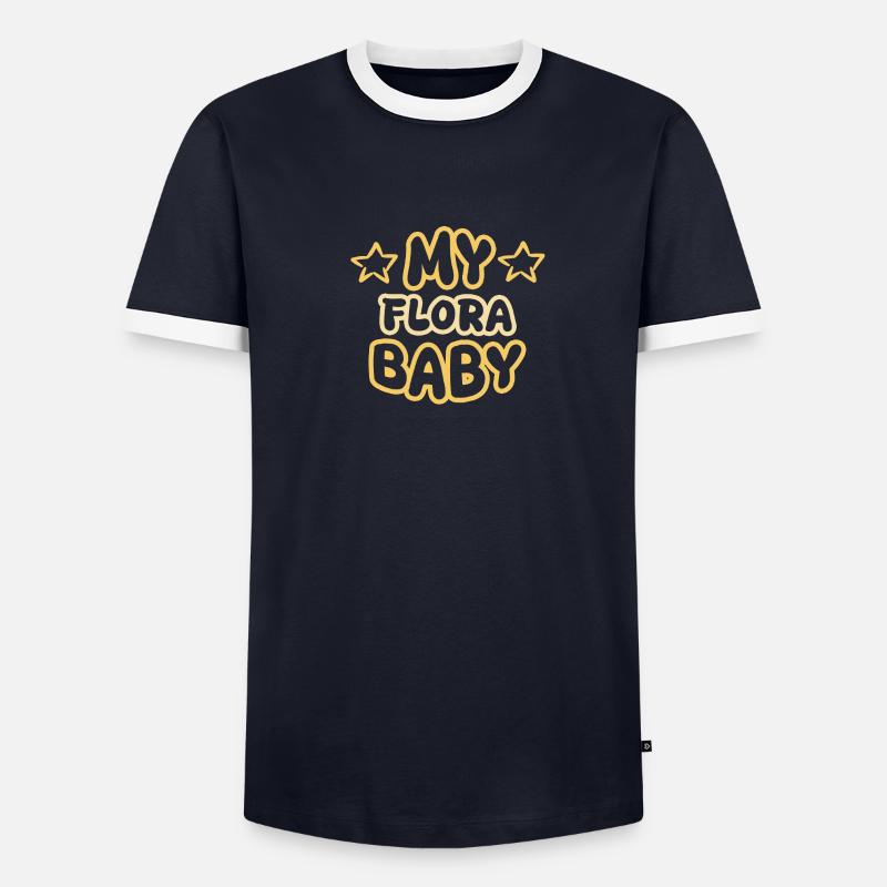Flore de naissance T-shirt contrasté Homme