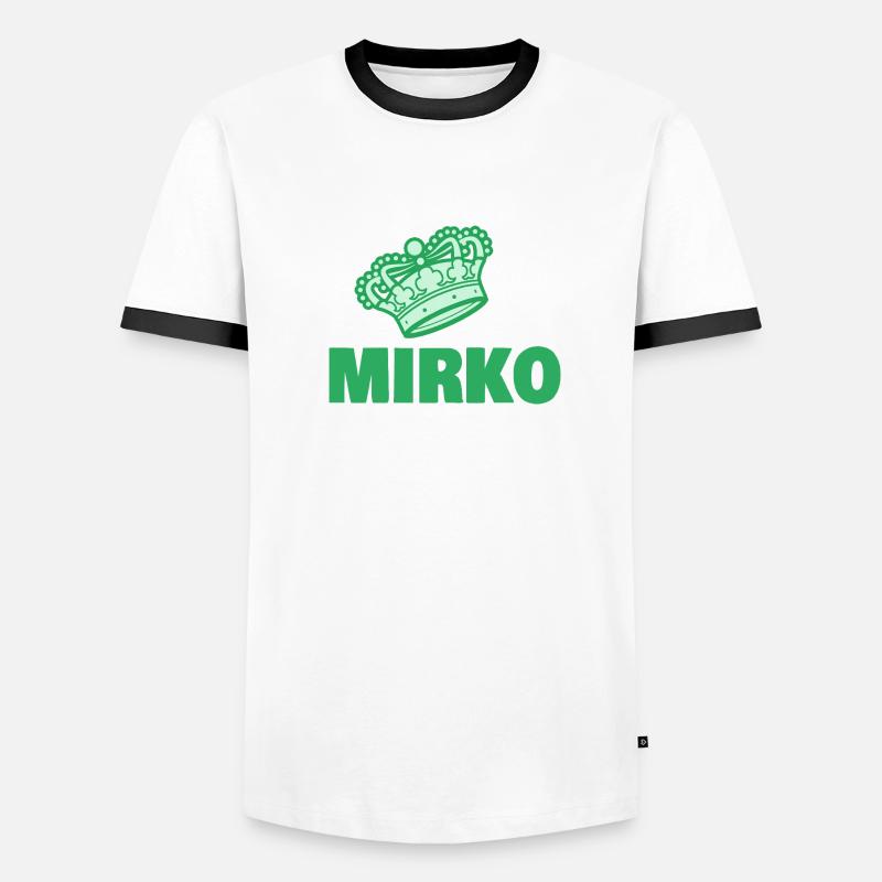 Mirko comme prénom T-shirt contrasté Homme