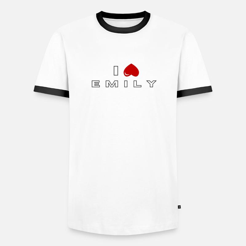 Ich hasse Emily Männer Kontrast-T-Shirt