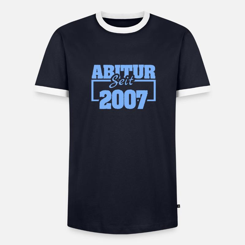Diplômé du lycée en 2007 T-shirt contrasté Homme