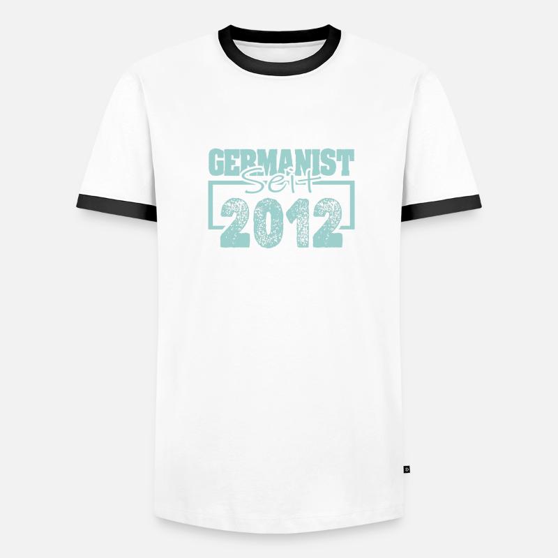 2012 Männer Kontrast-T-Shirt